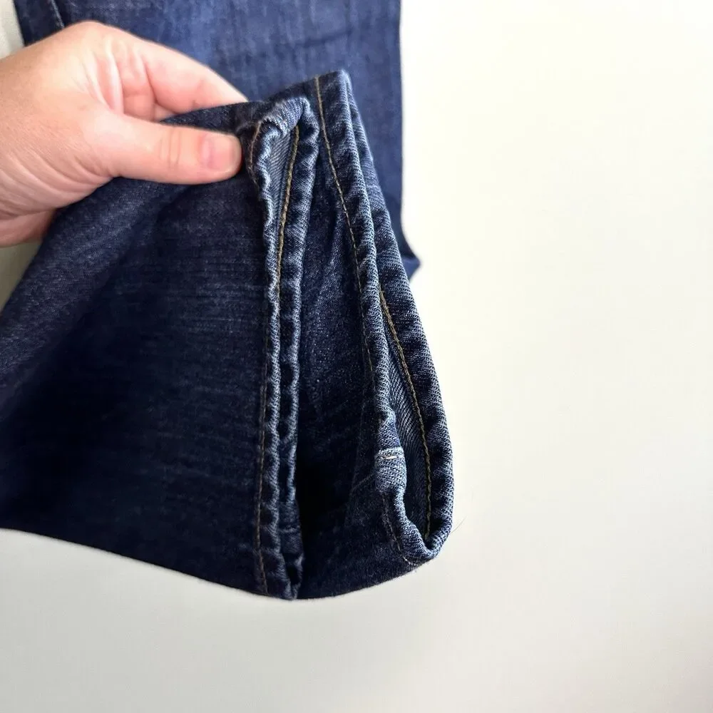 J Crew 484 Jeans Mens 31x30 Blue Dark Wash Slim Denim Cotton Mid Rise
